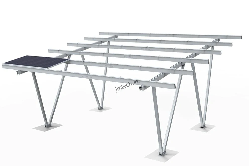 Carport pre 2 autá hliníkový