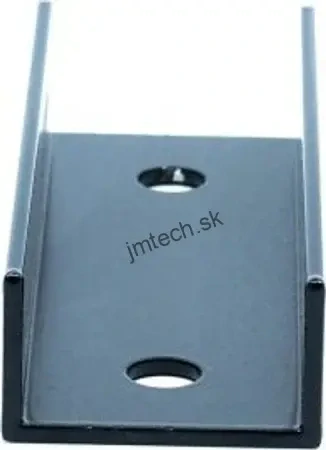 Čierna spojka montážneho profilu 40x40 mm