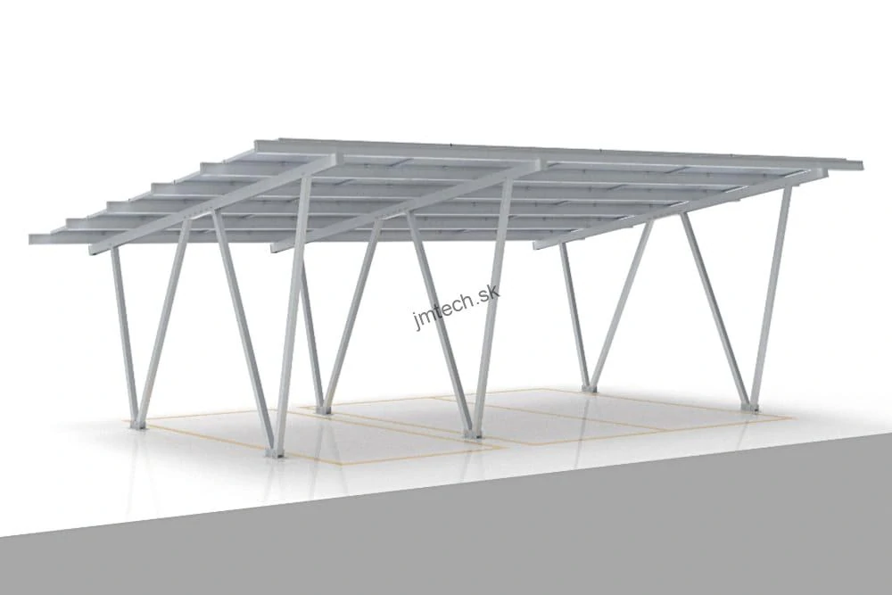 Carport pre 3 autá hliníkový 