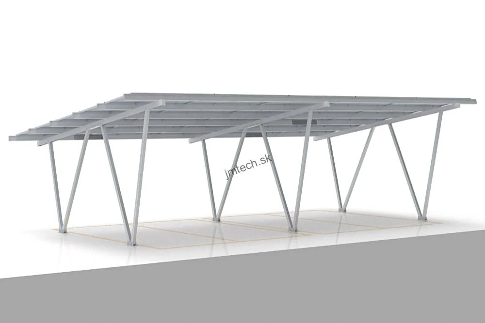Carport pre 4 auta hliníkový  VV