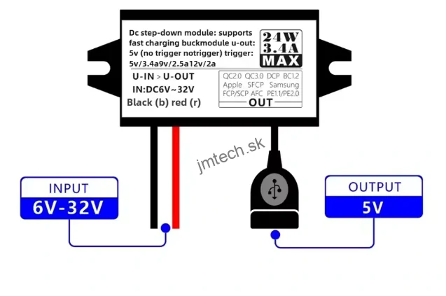 DC/DC menič pre DEYE LoRa prijímač SUN-SMART-TX01
