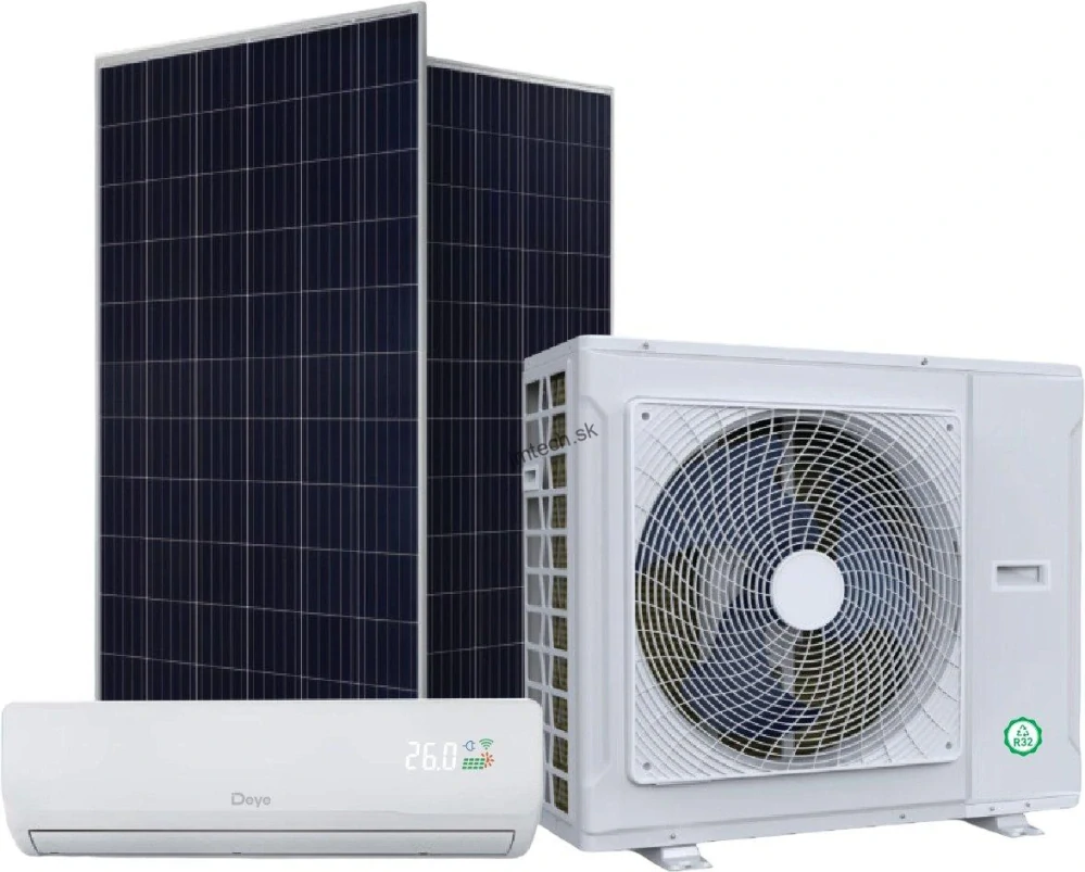 DEYE Hybridný AC/DC Solárny Multi-Split klimatizačný set, 27kW vonkajší + 3x 12kW vnútorná jednotka