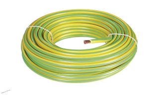 Vodič CYA 1x6 zelenožltý 100m