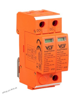 Prepäťová ochrana DC trieda T2 2P 1000V