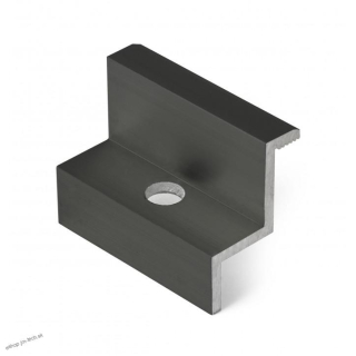 Koncová svorka panela 32mm, cierna