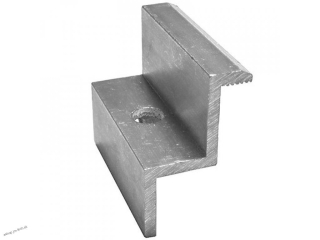 Koncová svorka panela 35mm, strieborna