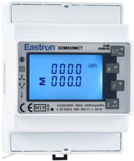 Eastron Smartmeter SDM630MCT, 1/3 fázový pre DEYE 150A