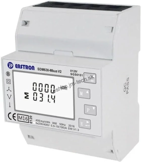 Eastron Smartmeter SDM630 Moudbus V2, 1/3 fázový pre DEYE