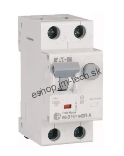 Kombinovaný prúdový chránič s ističom EATON 6kA typ A HNB-B16/1N/003-A