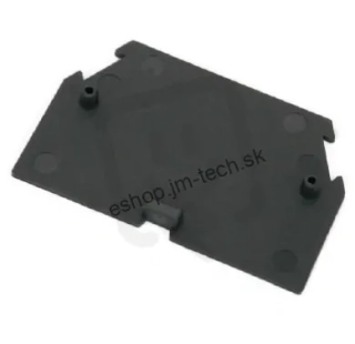 Koncová prepážka RSA 6 A čierná ELEKTRO BEČOV