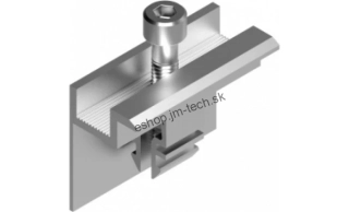 Koncová svorka panela KLIK 30mm, strieborna