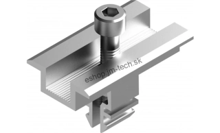 Stredová svorka panela KLIK strieborna