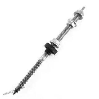 Závesná kombi skrutka M10x200mm,so sadou 3 matíc a EPDM tesnením