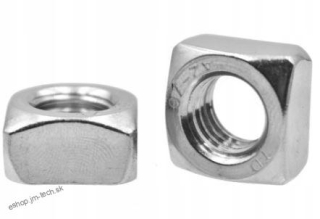 Štvorhranná matica M8, 13x6,5mm, DIN 557, Nerez A2