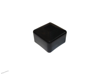 Ukončenie montážneho profilu, farba čierna