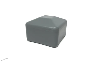 Ukončenie montážneho profilu, farba šedá