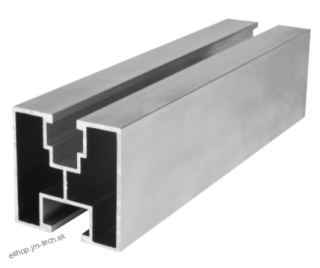 Montážny profil H 40x40 M8/M10 3,6m pre šesťhranné skrutky