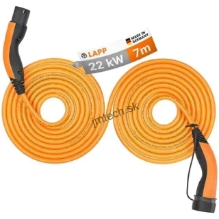 Kábel nabíjací LAPP 75746 typ 2 22kW 32A 3 fázy 7m pre elektromobil