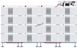 DEYE BOS-B256 Pro-A3 Batériový set s BMS, 257.2 kWh, 16 batérií, HV